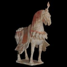 Cheval avec harnachement princier
